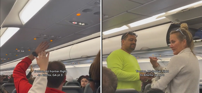 Aby pozbyć się niewygodnej pasażerki samolotu, głosowali podnosząc rękę