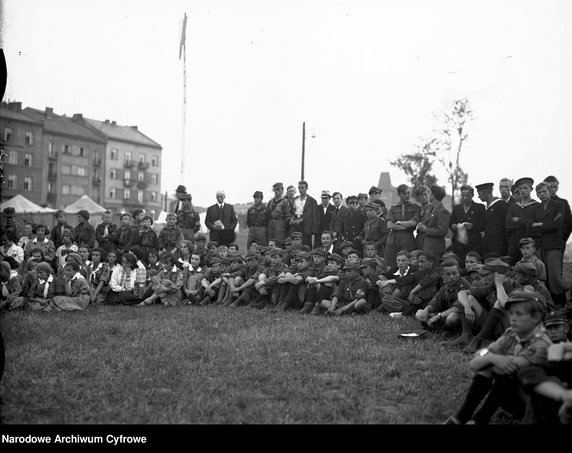 Obóz harcerski zorganizowany z okazji "Dni Krakowa"