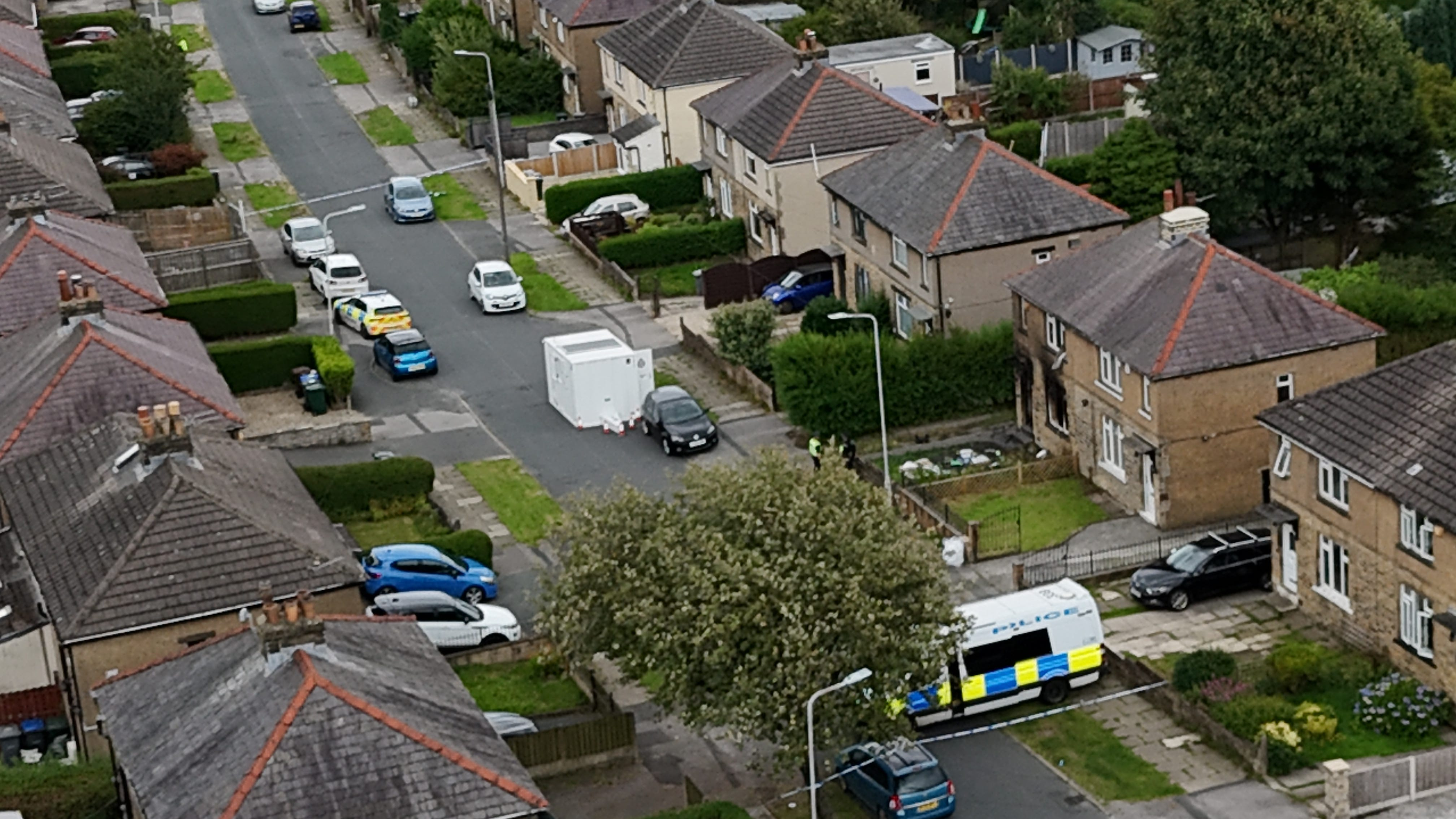 Bradford fire: Man denies murdering mother and 3 children