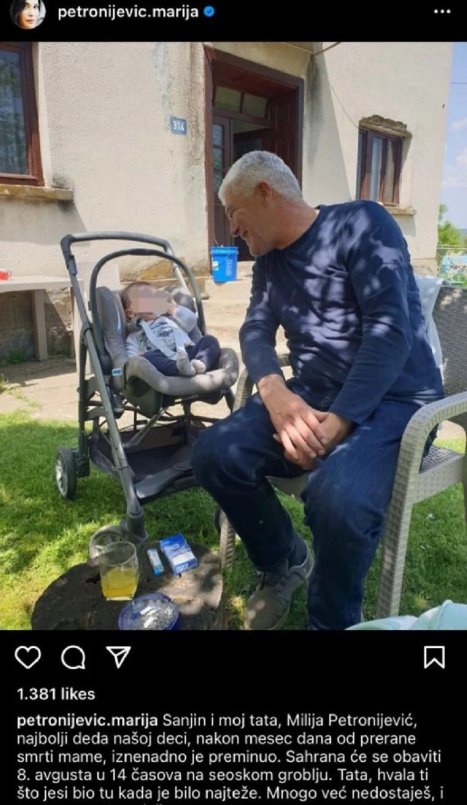 Marija Petronijević otac