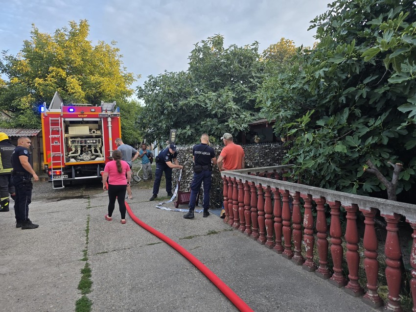 Požar i pucnjava u Novom Sadu