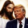 AI fotografija na kojoj su Donald Tramp i Isus koji ga grli