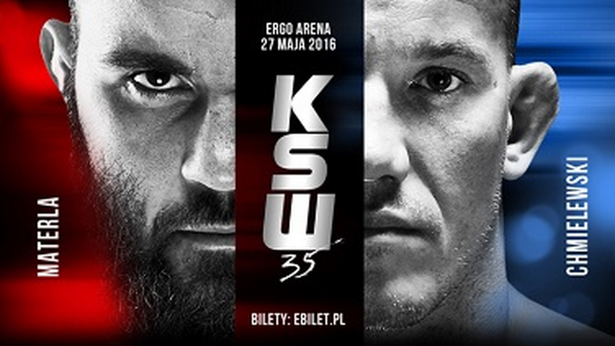 Żywa legenda federacji KSW - Antoni Chmielewski (32-14, 5 KO, 18 Sub) idzie za ciosem po marcowej, znakomitej wygranej nad Swietłożarem Sawowem i już 27 maja na KSW 35 zastąpi Kendalla Grove’a w pojedynku z byłym mistrzem KSW w wadze średniej Michałem Materlą (22-5, 4 KO, 12 Sub).