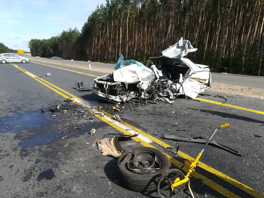 Wypadek w województwie lubuskim