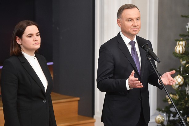 Andrzej Duda, Swiatłana Cichanouska