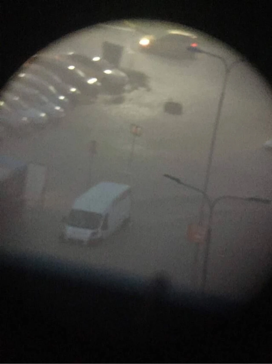 Zaglavljeni automobili Zemun nevreme