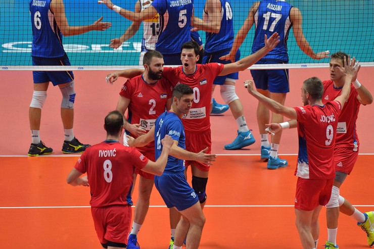 Odbojkaška reprezentacija Srbije, Odbojkaška reprezentacija Italije