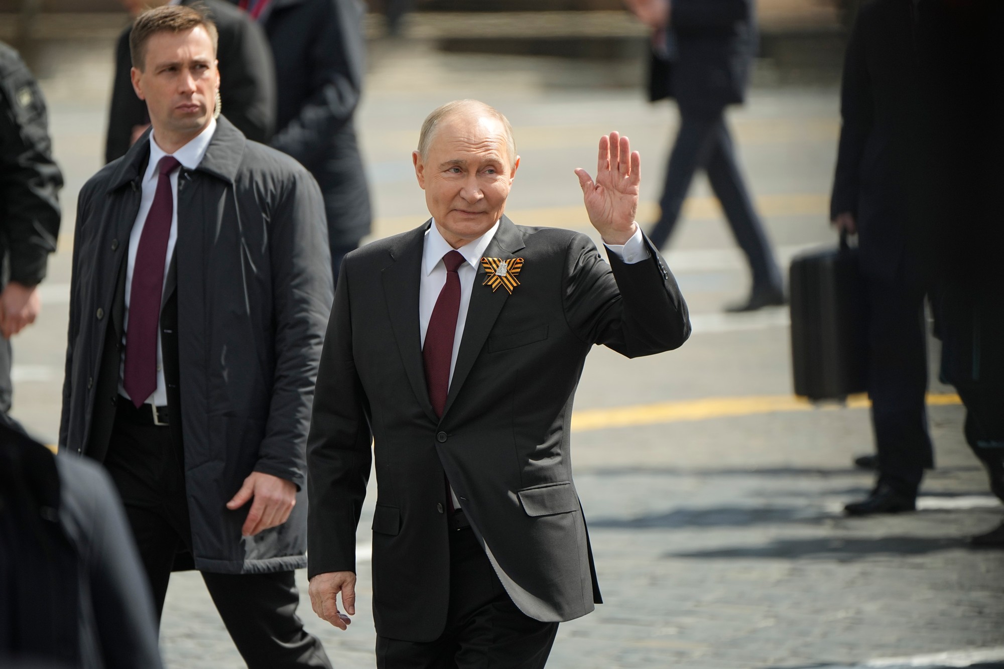 Ruský prezident Vladimir Putin počas osláv víťazstve v 2. svetovej vojny v Moskve.