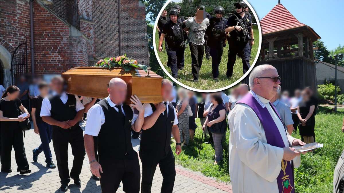 Tłumy żegnały ofiarę nożownika z Mierzawy. Na pogrzebie Tadeusza B. zabrakło najważniejszej osoby