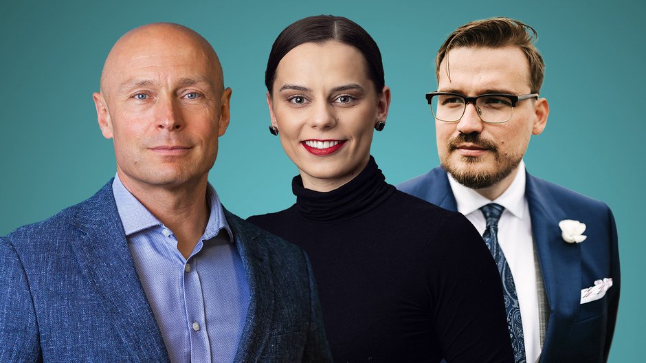 Od lewej: Jacek Domasat, prezes SuperMenu by Anna Lawendowska, Alicja Gackowska, prezes Eco5Tech oraz Michał Krawczyk, senior manager w Kearney