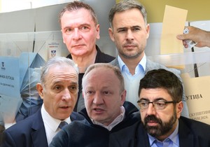 Miroslav Aleksić, Dragan Đilas, Radomir Lazović, Zdravko Ponoš, Aleksandar Jovanović Ćuta