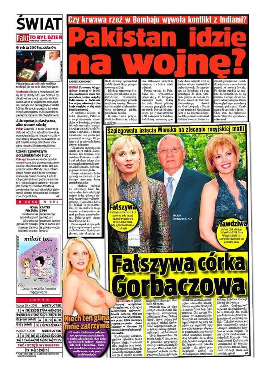 Fałszywa córka Gorbaczowa