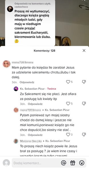 Zapytała księdza, "ile brał Jezus za udzielenie ślubu?"