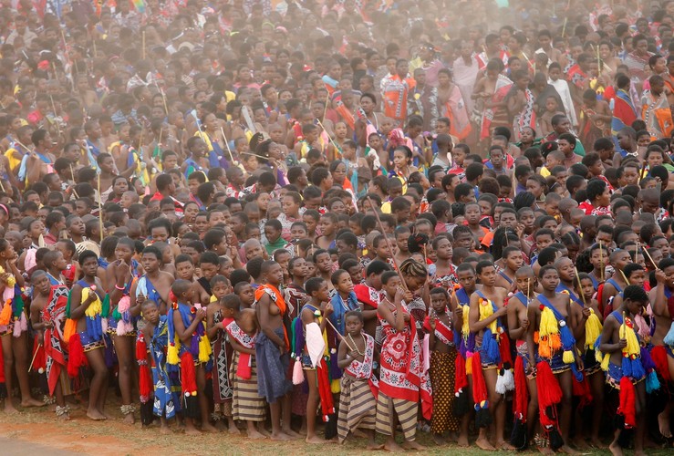 Taniec Trzcin - tradycyjny obrzęd Suazi