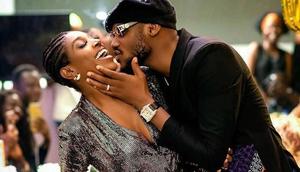 Music icon 2Face Idibia and his wife Annie [Instagram/Official2baba]