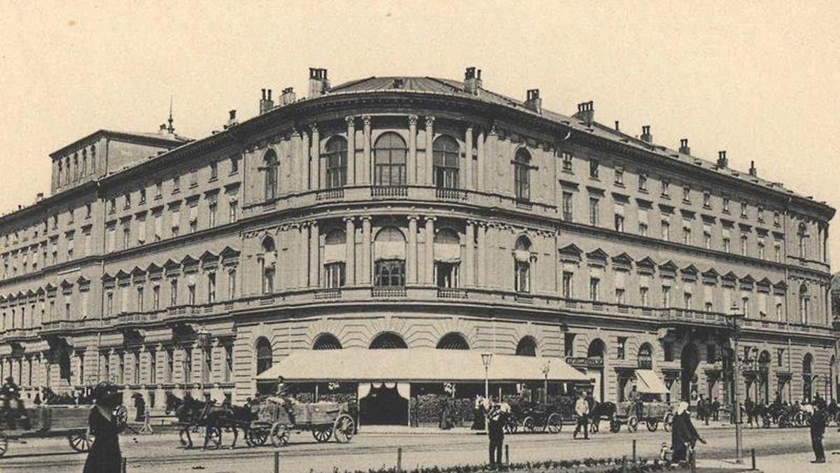 Hotel Europejski w Warszawie dawniej