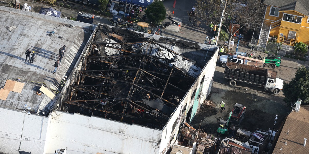 Oakland warehouse where fire killed 36 hadn't been inspected in 30 years