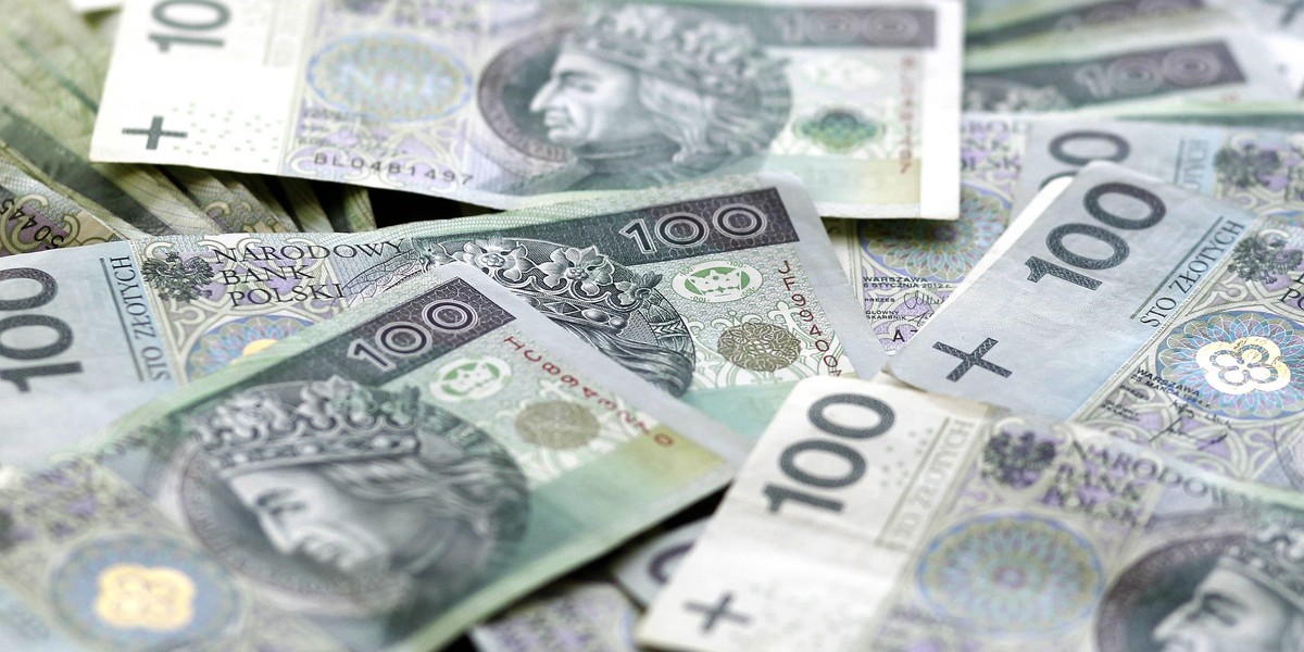 plik banknotów 