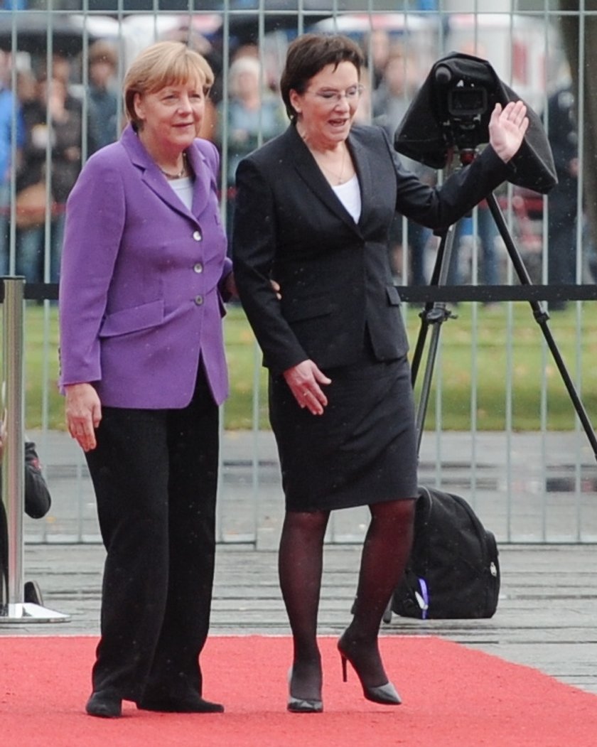 Angela Merkel, kanclerz Niemiec i Ewa Kopacz, premier Polski