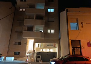 Požar u zgradi na Zvezdari