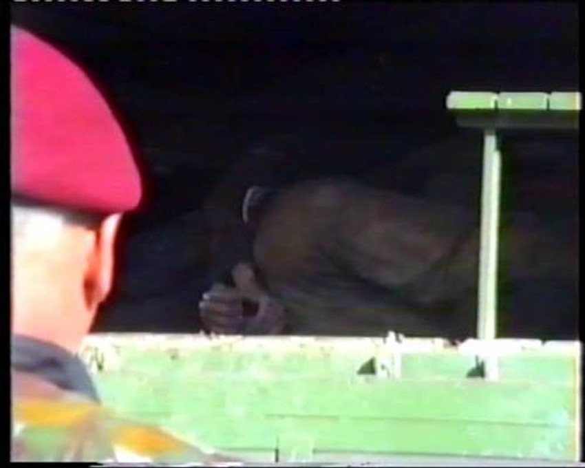 Pripadnik "Škorpiona" sa snimka likvidacije zarobljenika u Trnovu