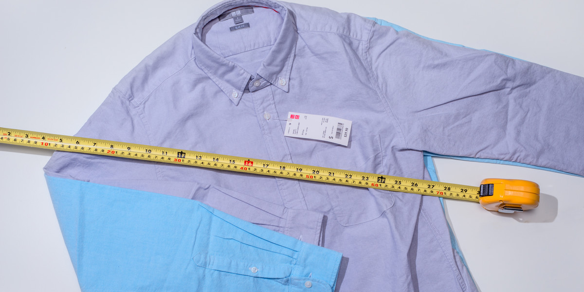 Uniqlo's Oxford Slim Fit cloth button-down shirt.