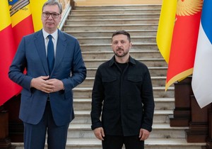 Aleksandar Vučić i Vladimir Zelenski na samitu u Odesi, 2025. | Foto: Reuters