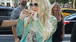 Kesha w miętowej stylizacji