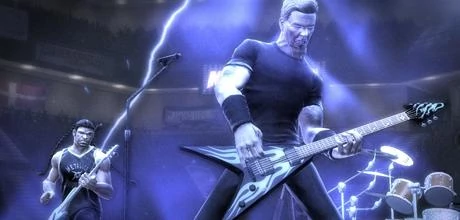 Screen z gry "Guitar Hero: Metallica"