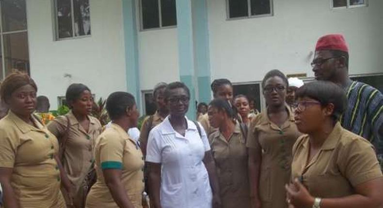 Community health nurses on strike