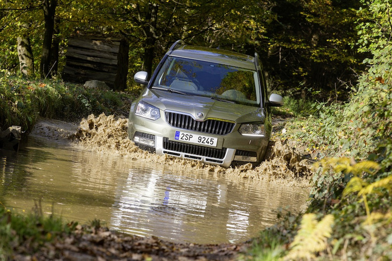 Skodą Yeti po bezdrożach