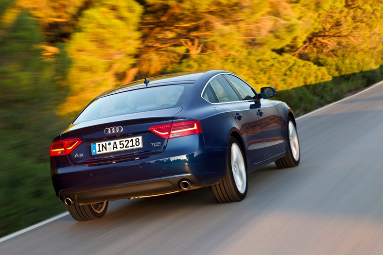 Audi a5 Sportback 2012 вид сзади