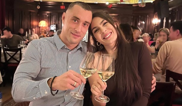 Milica Mandić sa mužem