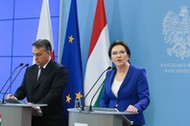 WARSZAWA PREMIERZY POLSKI I WĘGIER KONFERENCJA