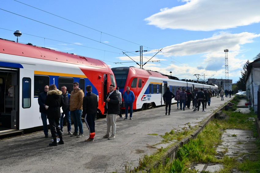 Polazak građana Niša na Veliki narodni sabor u Beogradu