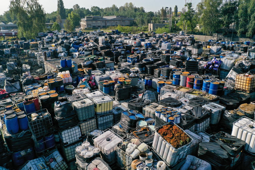 składowisko odpadów przy ulicy Brzezińskiej w Mysłowicach 