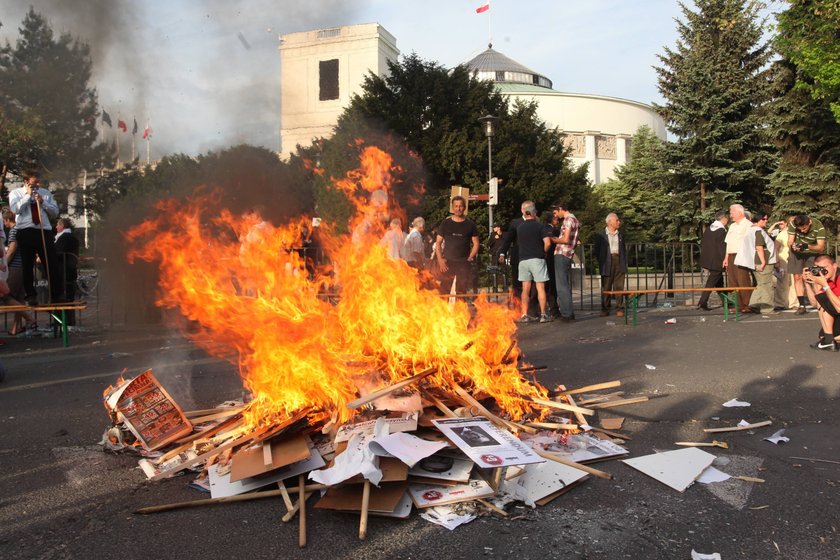 Manifestacja związkowców