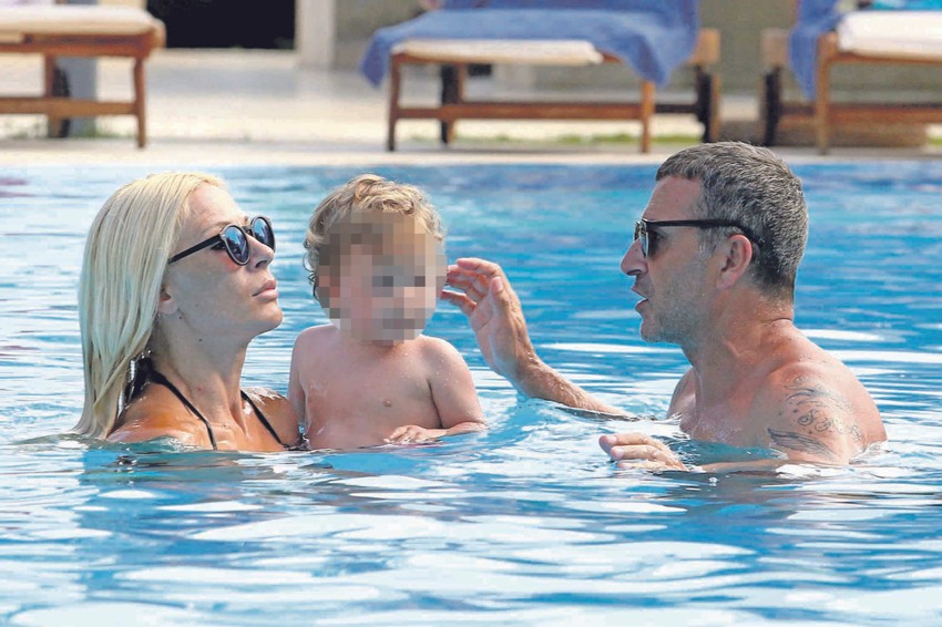 Uživanje: Vesna i Đole Đogani s najmlađom ćerkom Laurom