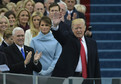 Melania Trump podczas uroczystości zaprzysiężenia Donalda Trumpa na prezydenta USA
