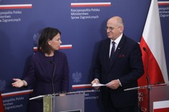 Spotkanie Raua z Baerbock. 'Kwestia reparacji jest kwestią zamkniętą'