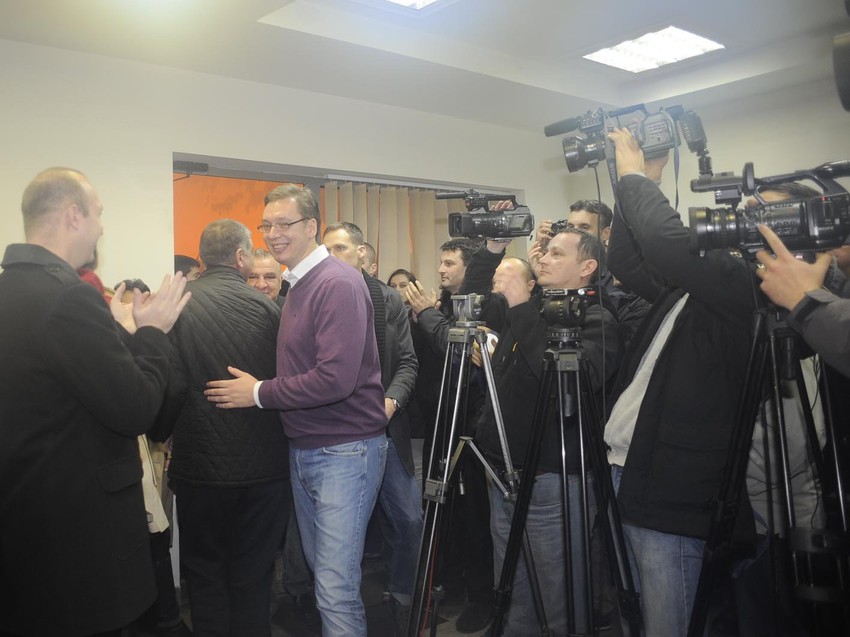 Slavlje u opštinskom štabu naprednjaka