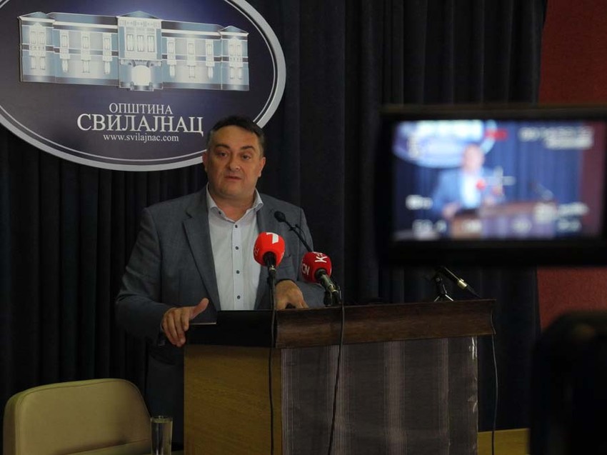 Predsednik opštine Svilajnac Predrag Milanović