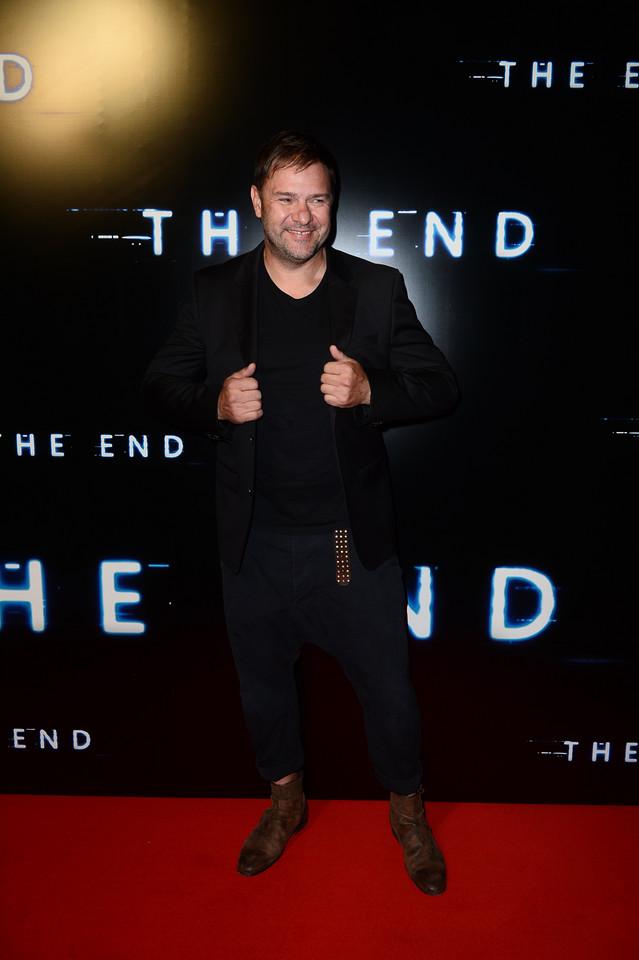 Tomasz Karolak na premierze filmu "The End"