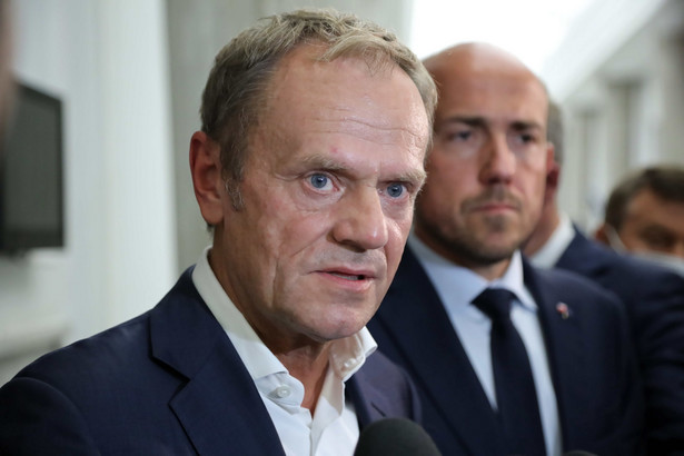 Donald Tusk i Borys Budka