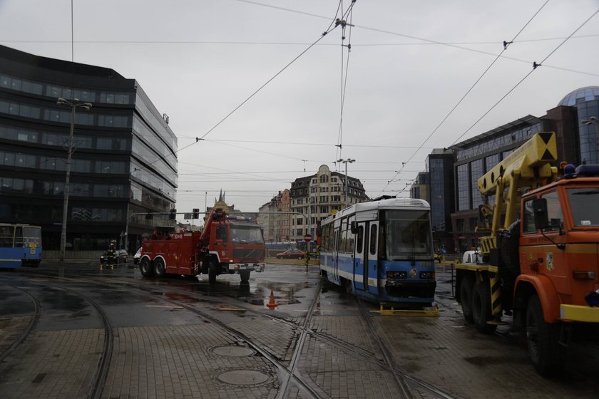 Wypadek na placu Dominikańskim we Wrocławiu