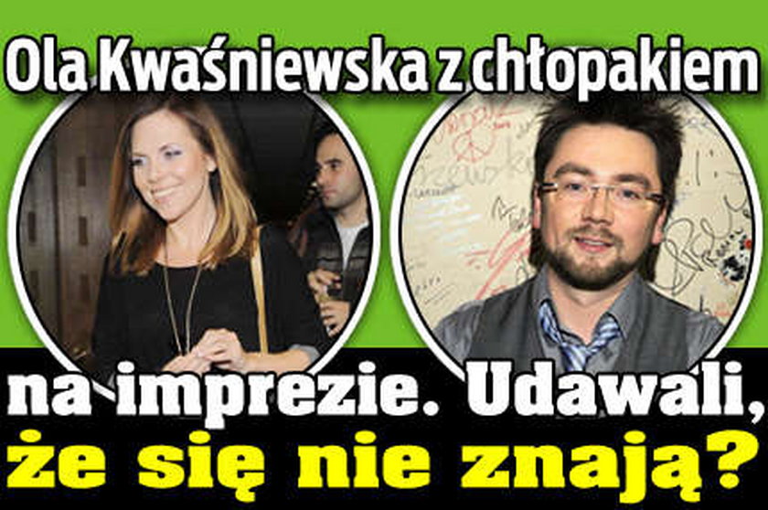 FILM. Ola Kwaśniewska z chłopakiem na imprezie. Udawali, że się nie znają?