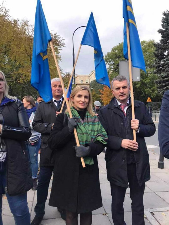 W proteście przed Sejmem wzięła udział grupa z Wieliczki