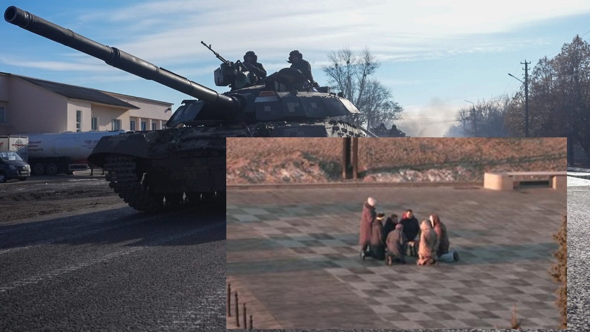 Ukraina. Poruszająca modlitwa w centrum Charkowa