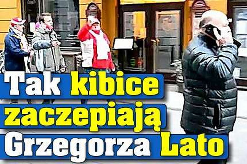 Tak kibice zaczepiają Grzegorza Lato. WIDEO