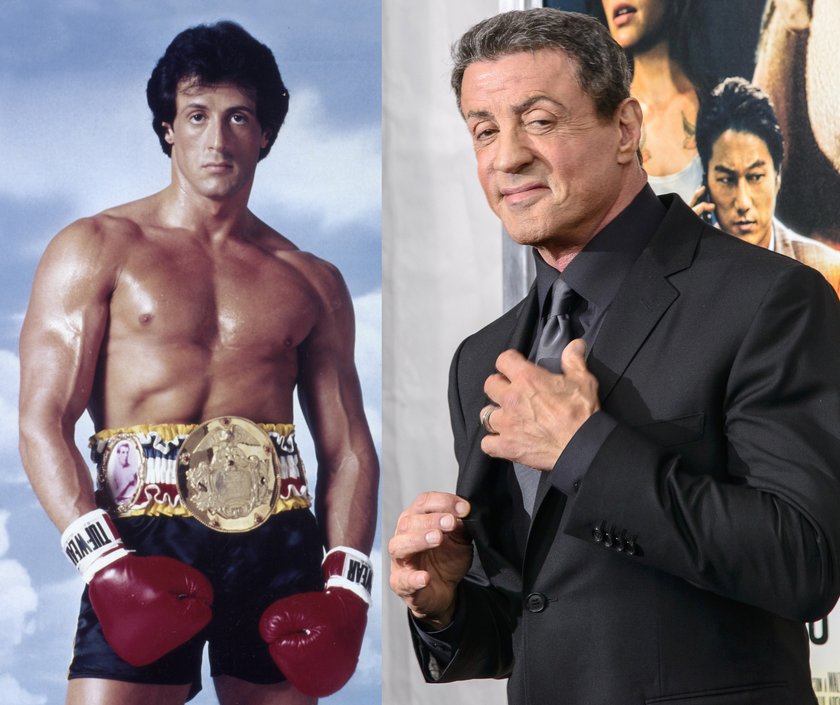 Sylvester Stallone kiedyś i dziś